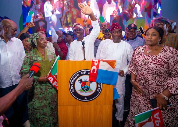 Sanwo-Olu Celebrates Re-Election