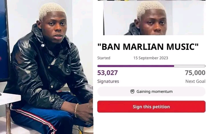 Nigerians sign petition to ban 'Marlian Music Label’ over Mohbad's death